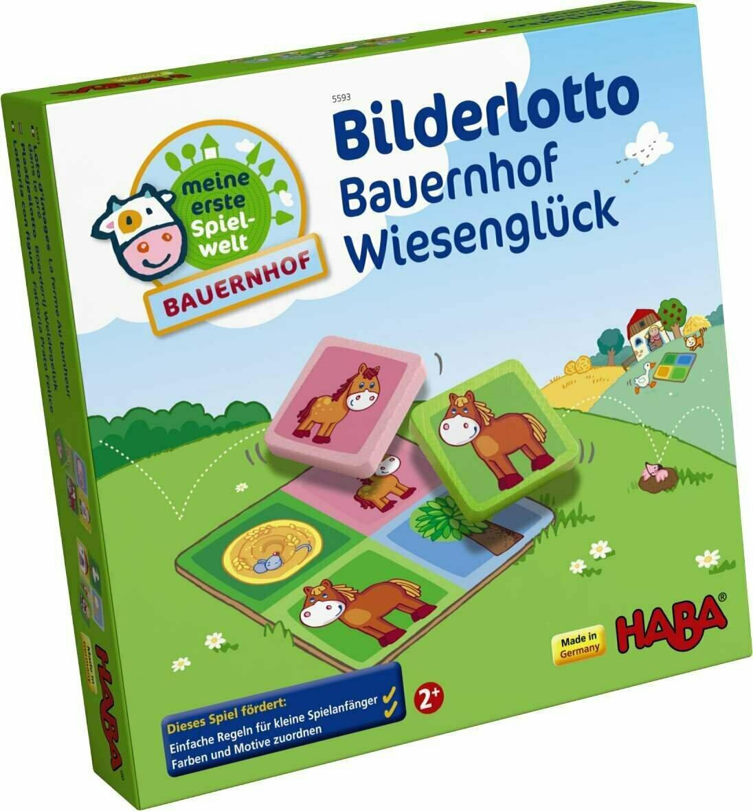 Bilderlotto: Bauernhof Wiesenglück Cover 3d