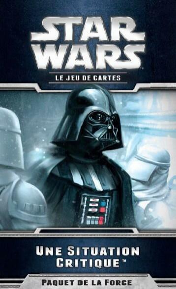 Star Wars: Le Jeu de Cartes - Une Situation Critique Cover