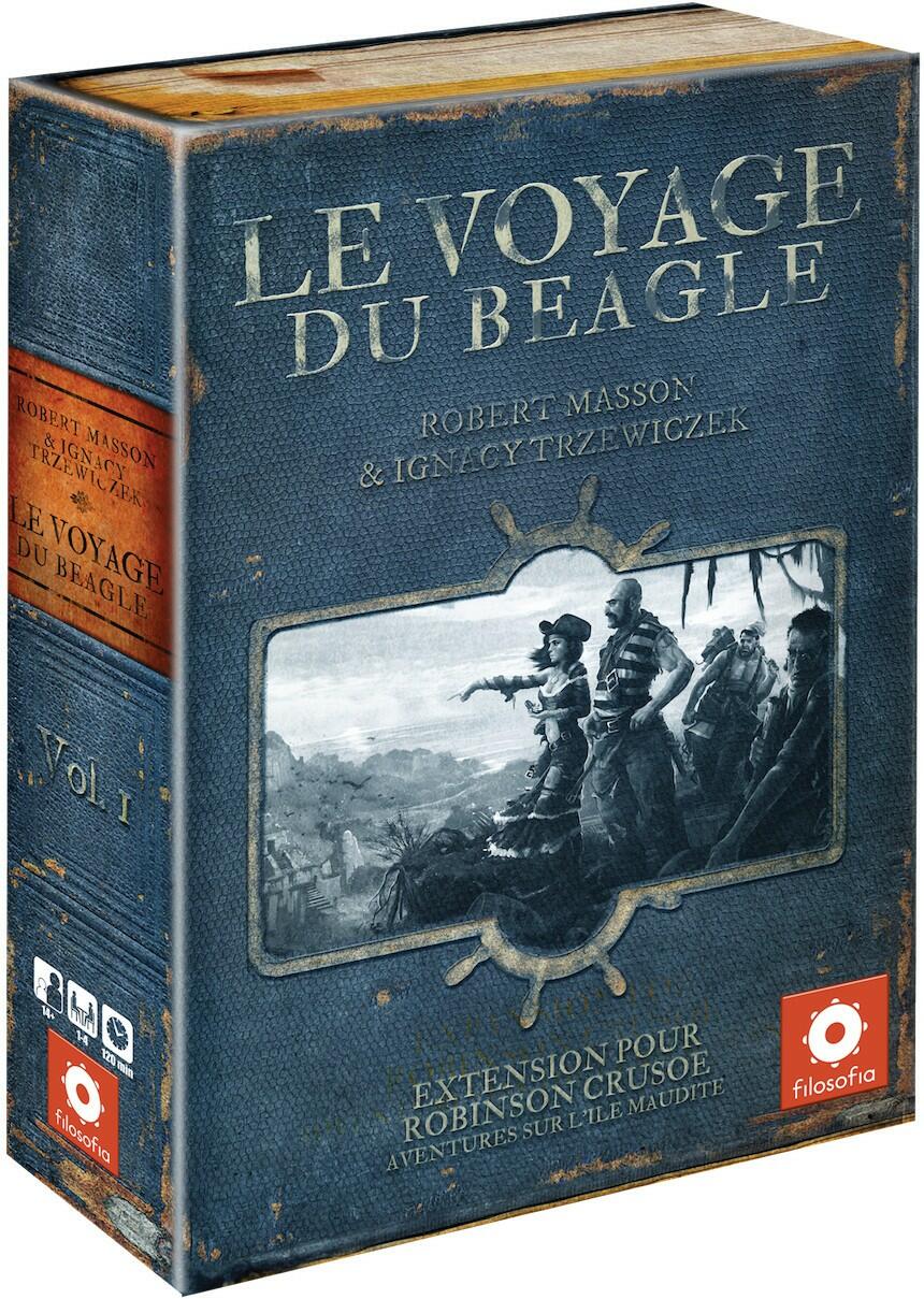 Robinson Crusoé: Aventures sur l'Île Maudite - Le Voyage du Beagle Cover 3d