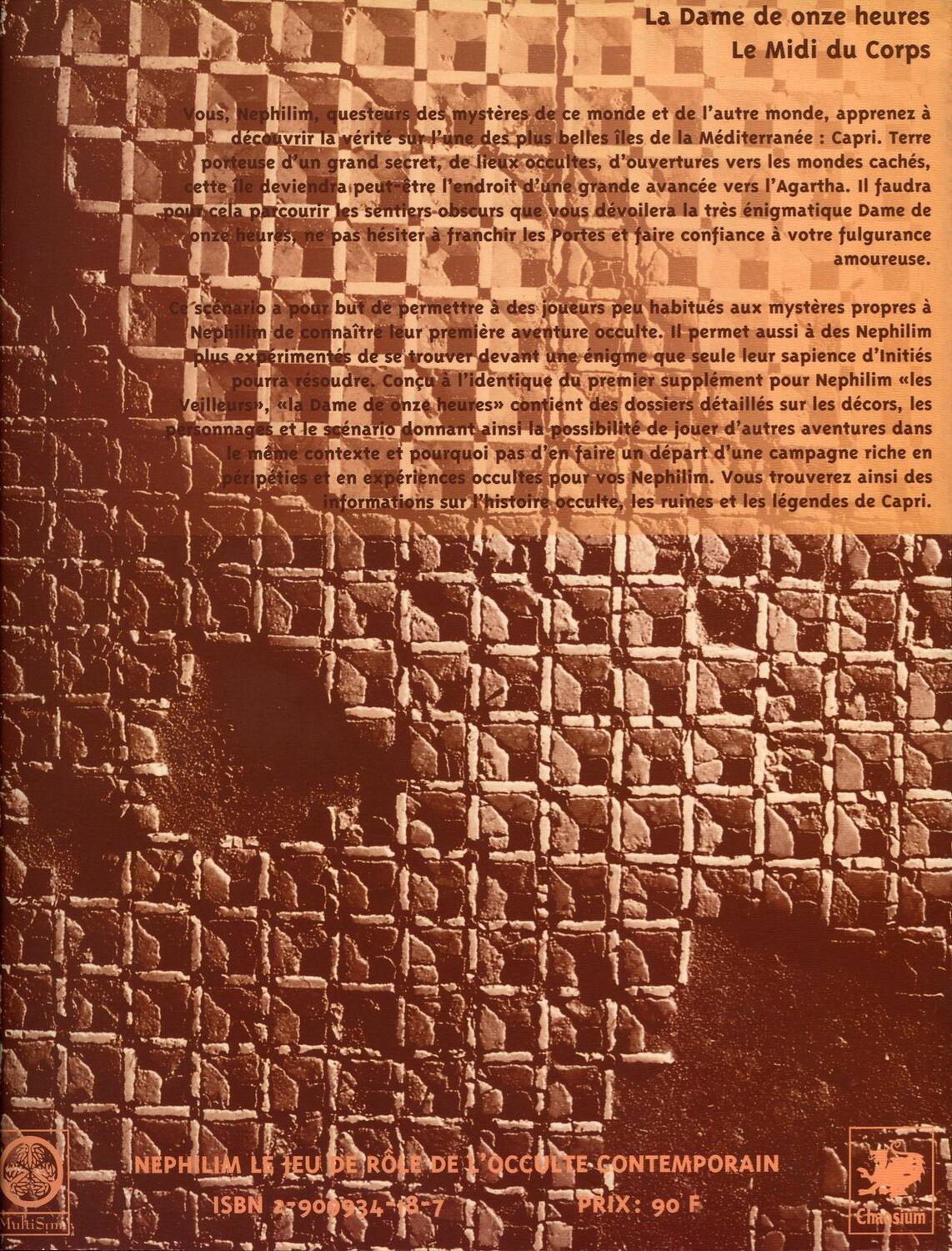 Nephilim: La Dame de Onze Heures Back