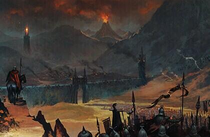 Le Seigneur des Anneaux: Le Jeu de Cartes - Une Ombre à l'Est Artwork