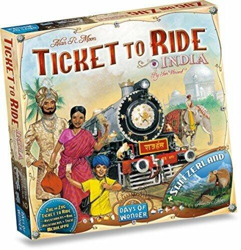 Les Aventuriers du Rail: Map Collection 2 - India & Switzerland Cover 3d