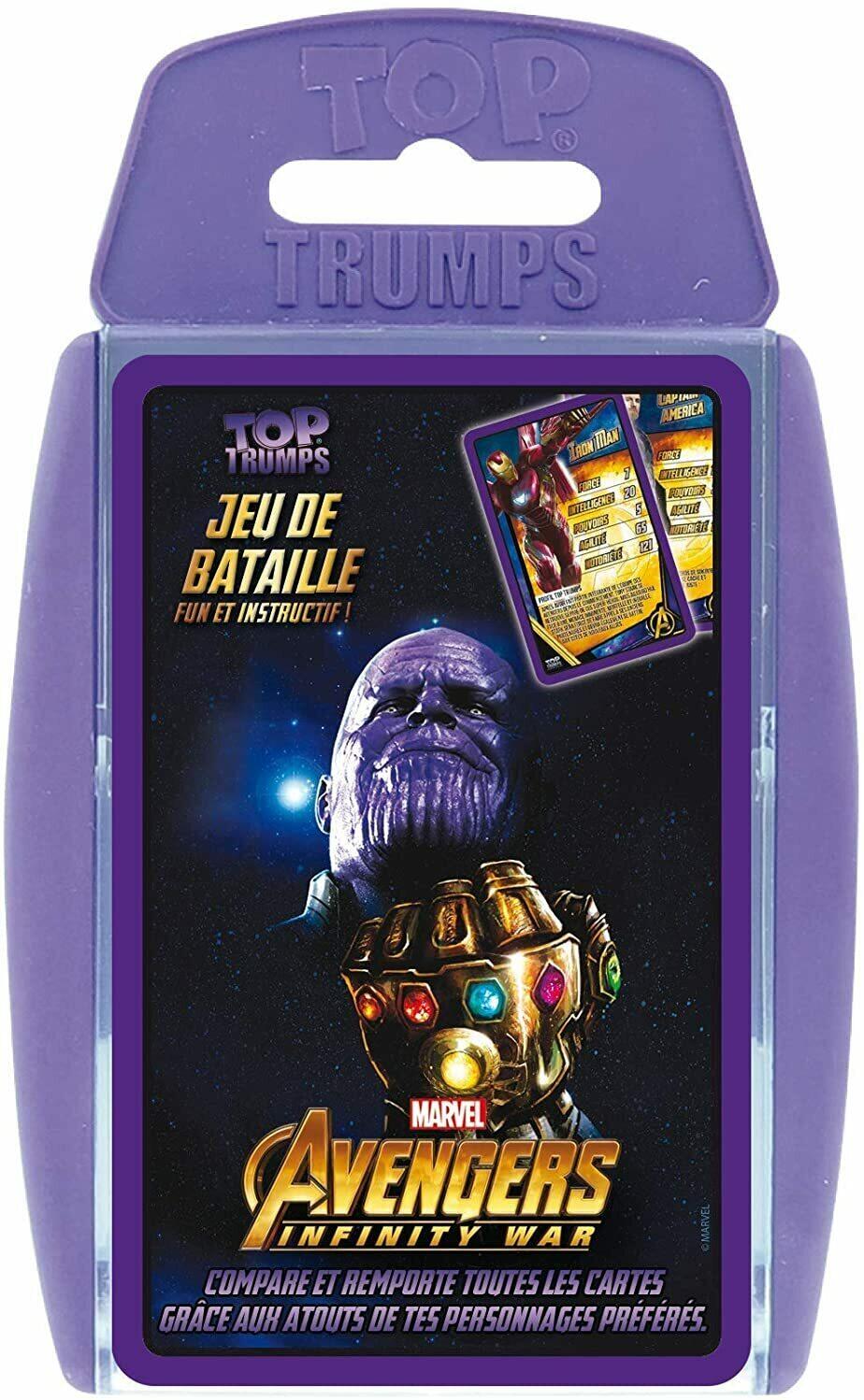 Top Trumps: Jeu de Bataille - Avengers Infinity War Cover 3d