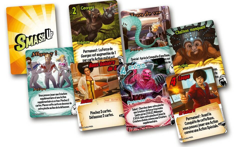 Smash Up: Séries B Cartes