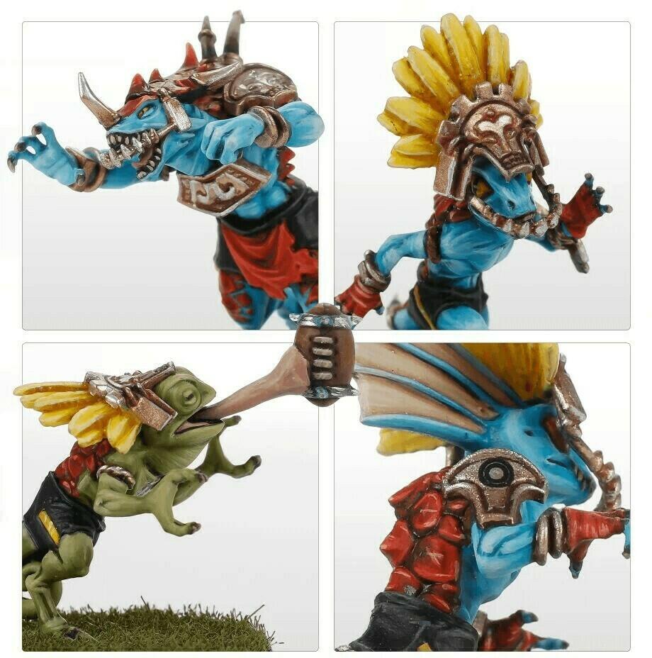 Blood Bowl: The Game of Fantasy Football - Gwaka'moli Crater Gators Figurines