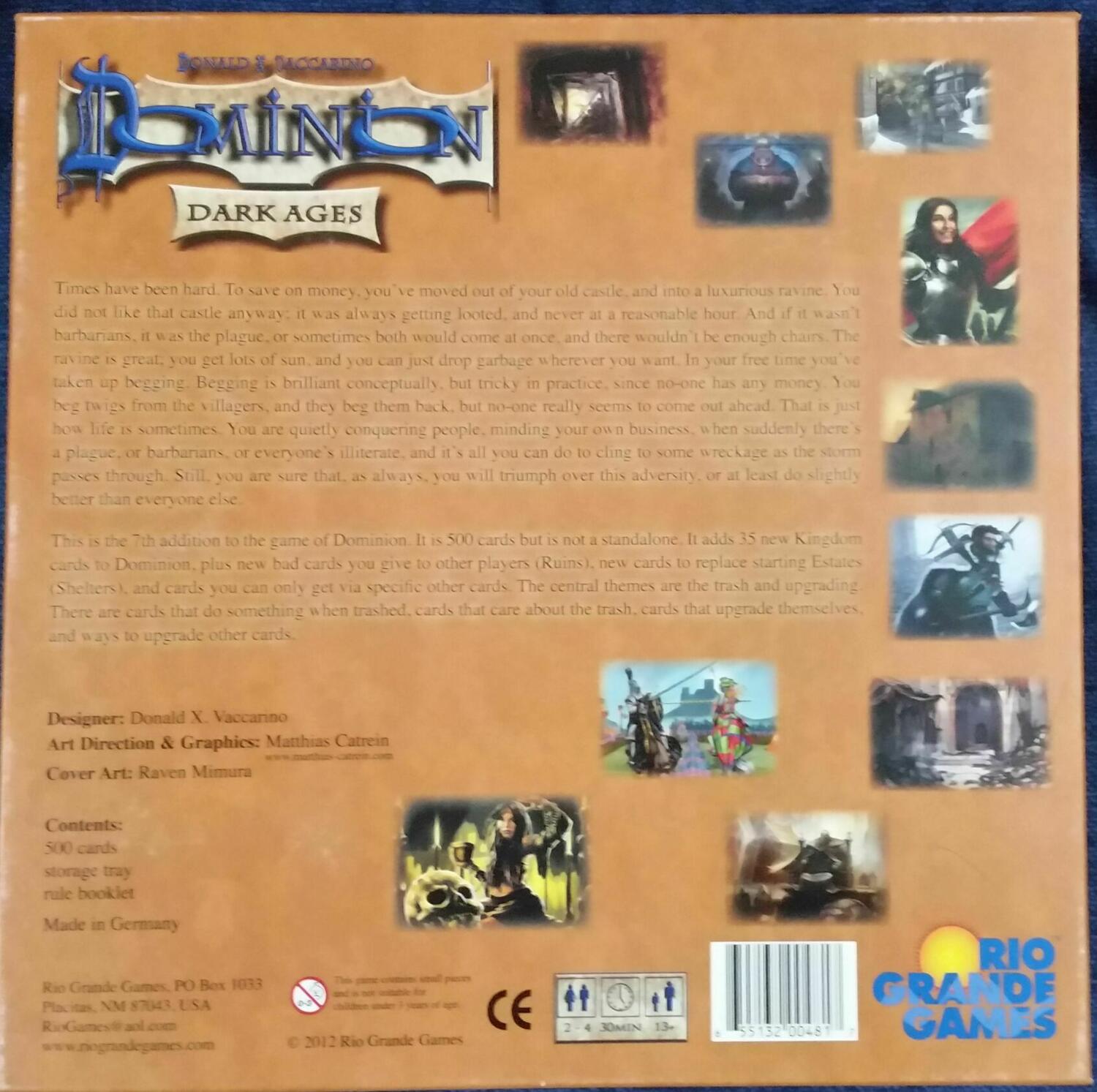 Dominion: Dark Ages Back