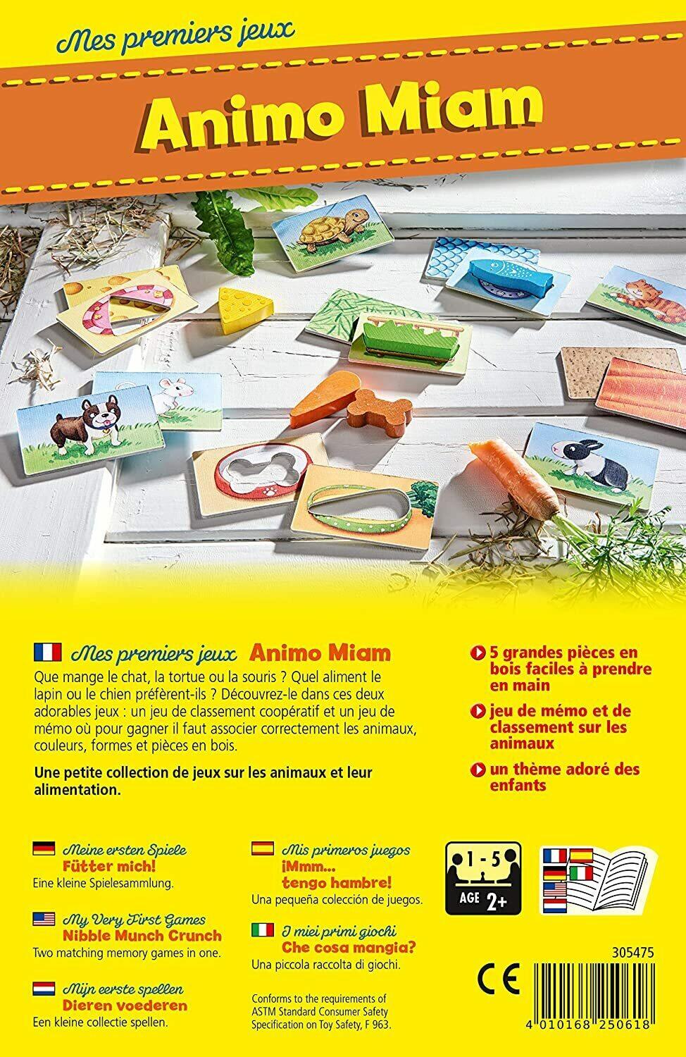 Mes Premiers Jeux: Animo Miam Back