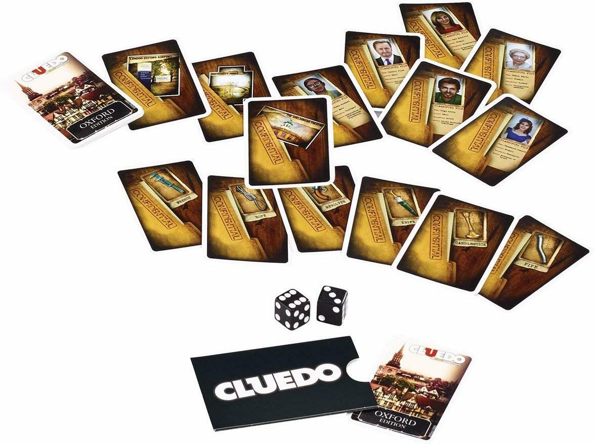 Cluedo: Oxford Edition Cartes