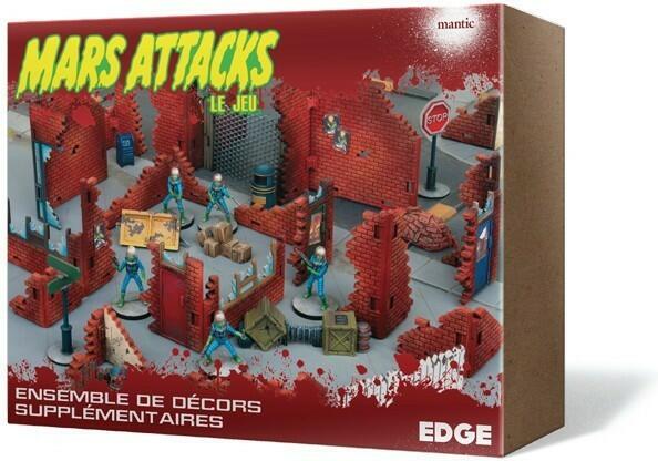 Mars Attacks: Le Jeu - Ensemble de Décors Supplémentaire Cover 3d