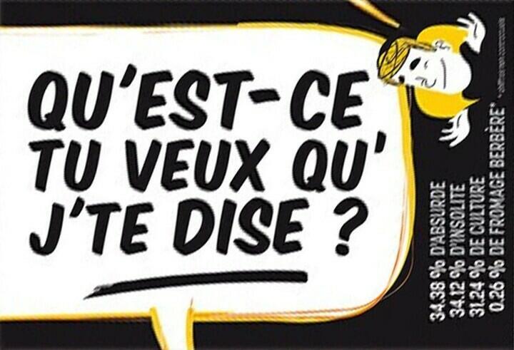 Qu'est-ce tu Veux Qu'j'te Dise ? Cover