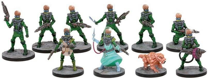 Mars Attacks: Le Jeu - Division Scientifique Martienne Figurines