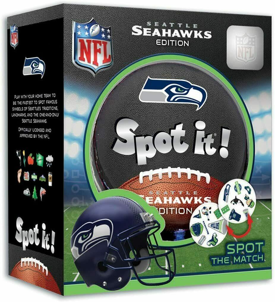 Spot it! Seattle Seahawks Edition Cover 3d