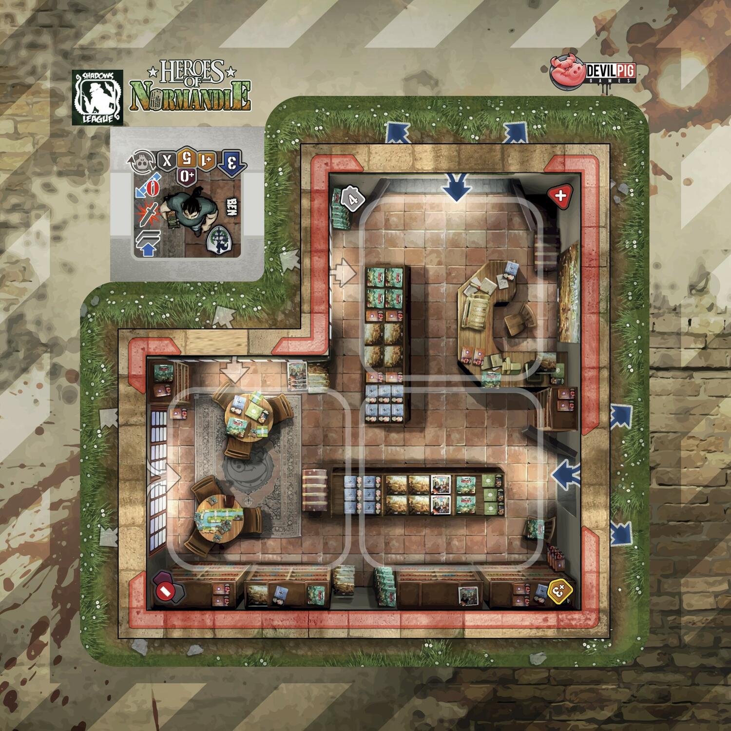 Shadows over Normandie: Game Store Tuiles