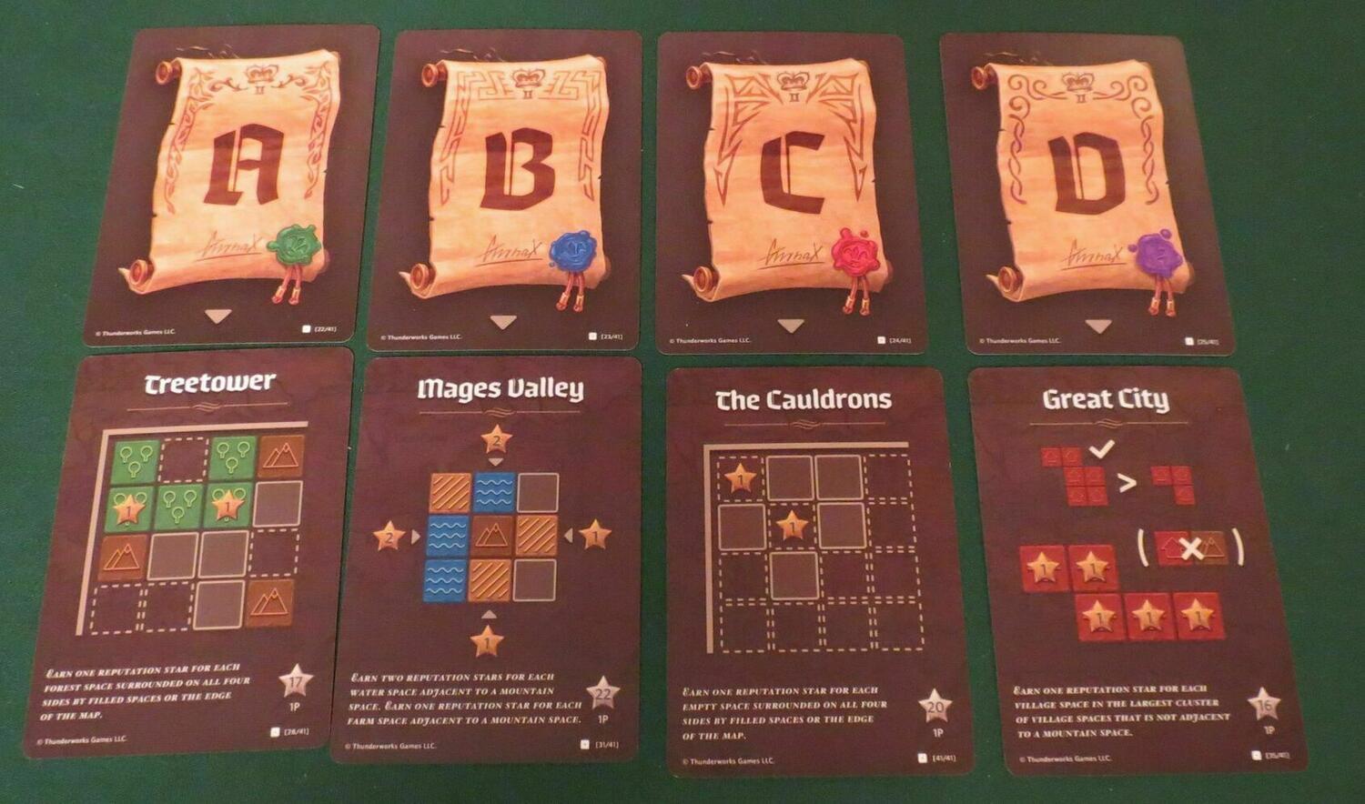 Cartographers: Une Épopée dans l'Univers de Roll Player Cartes