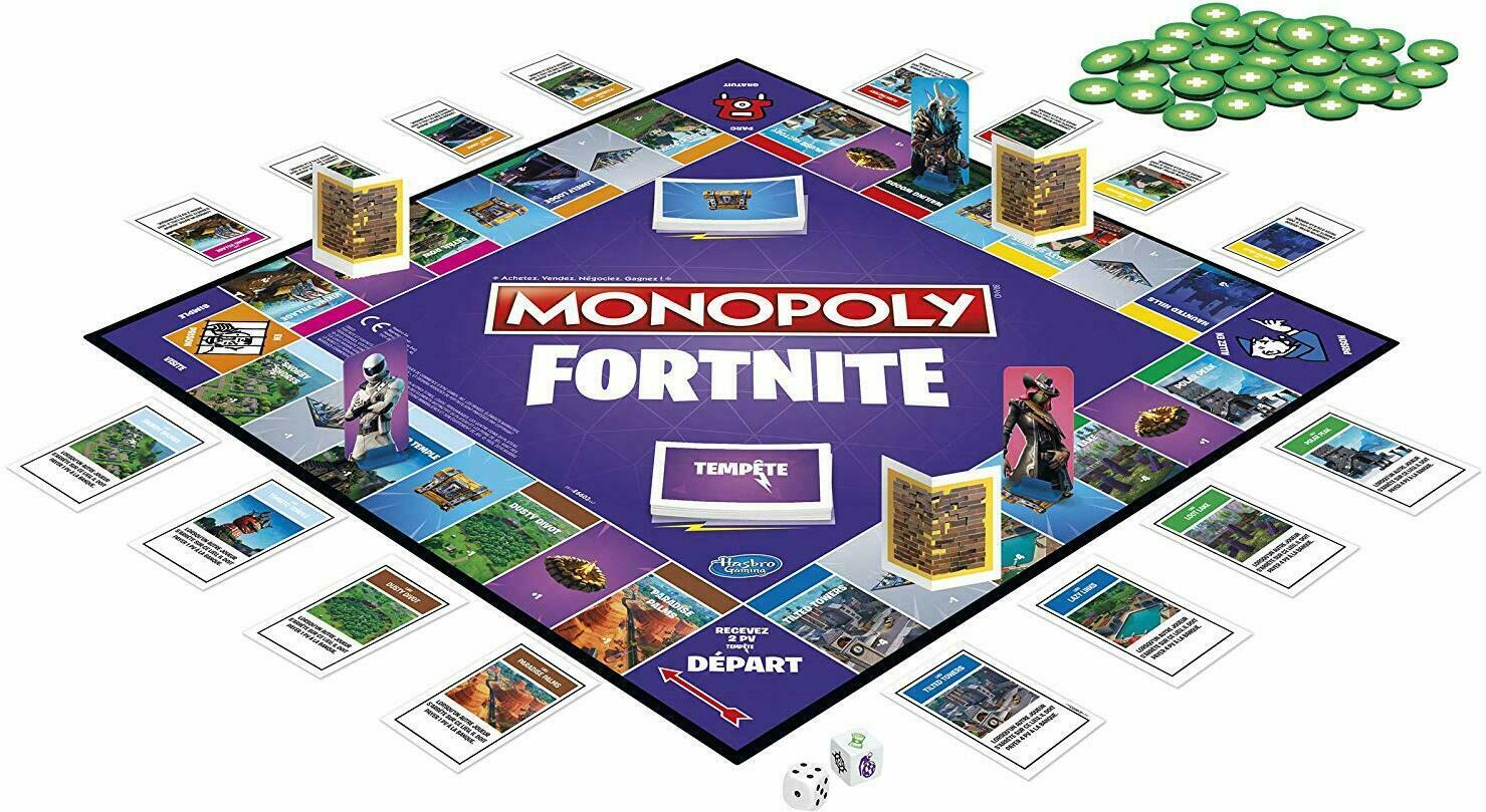 Monopoly: Fortnite - 27 Nouveaux Personnages Eclate