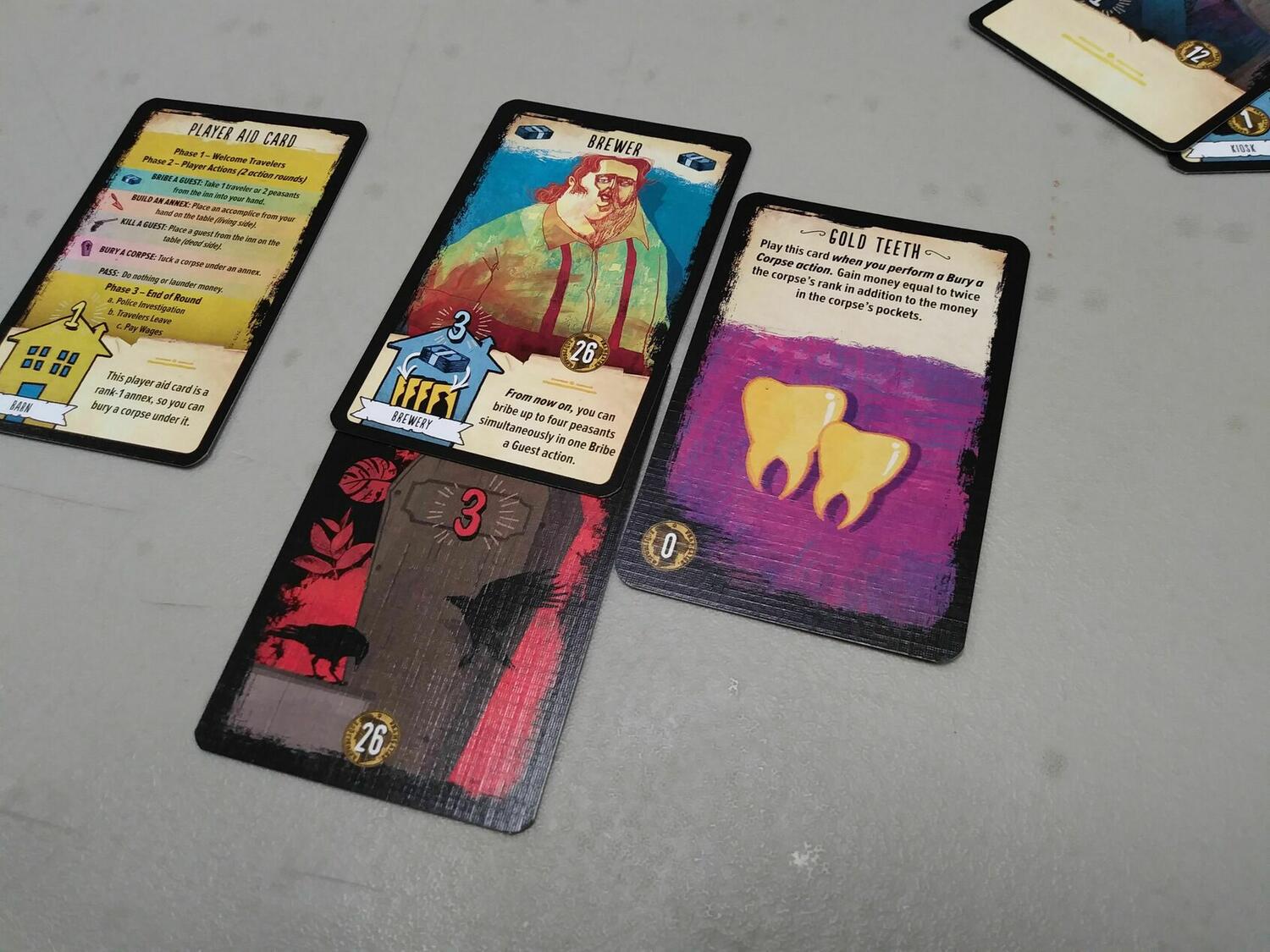 L'Auberge Sanglante: Les Forains Cartes