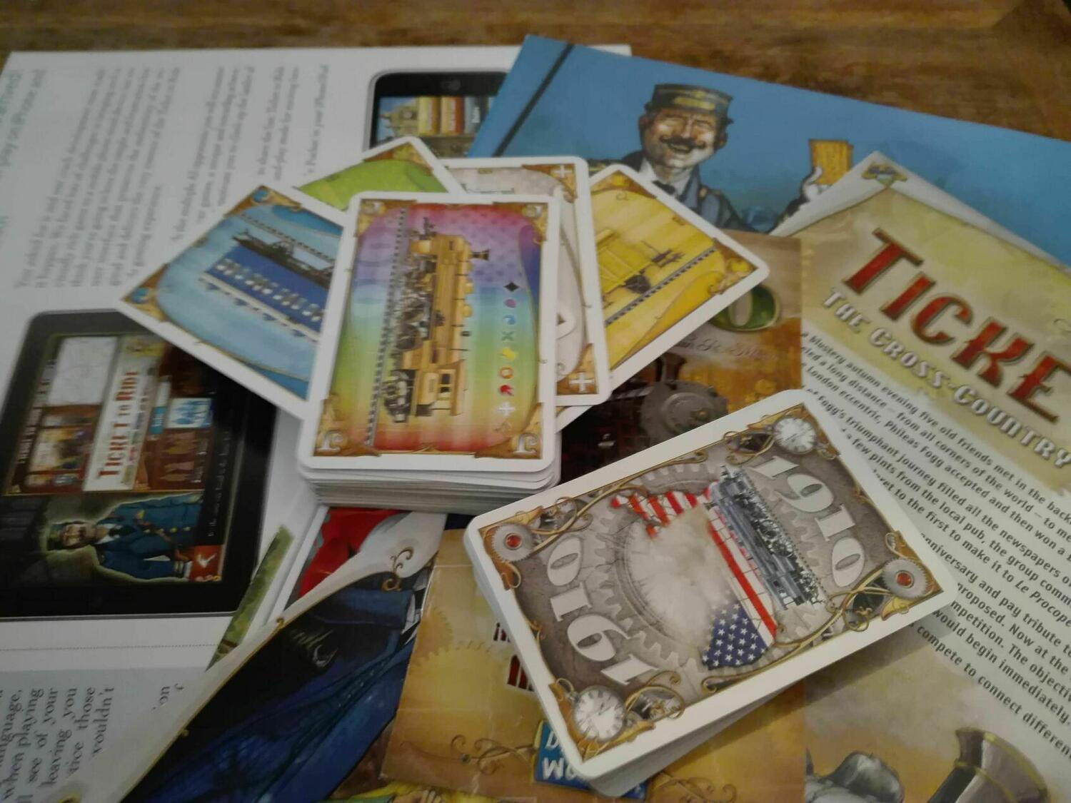 Les Aventuriers du Rail: USA 1910 Eclate