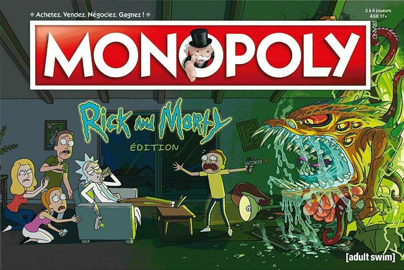 Monopoly: Rick and Morty Français Cover