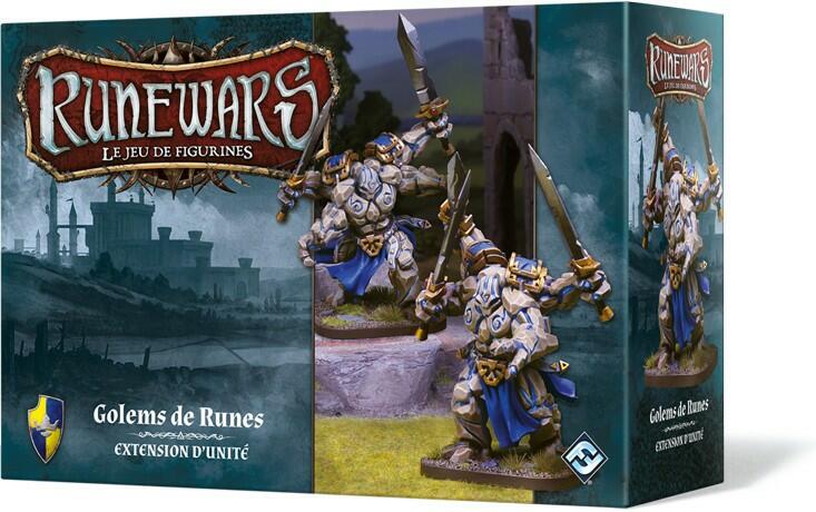 Runewars: Le Jeu de Figurines - Golems de Runes Cover 3d