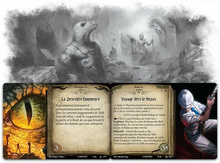 Horreur à Arkham: Le Jeu de Cartes - Les Profondeurs de Yoth Artwork