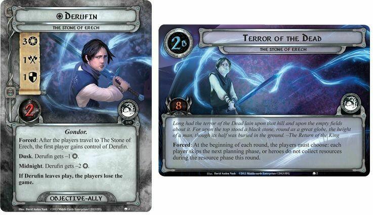 Le Seigneur des Anneaux: Le Jeu de Cartes - La Pierre d'Erech Cartes