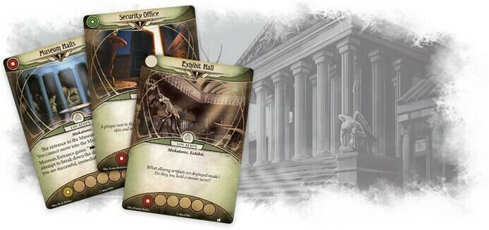 Horreur à Arkham: Le Jeu de Cartes - Le Musée Miskatonic Cartes