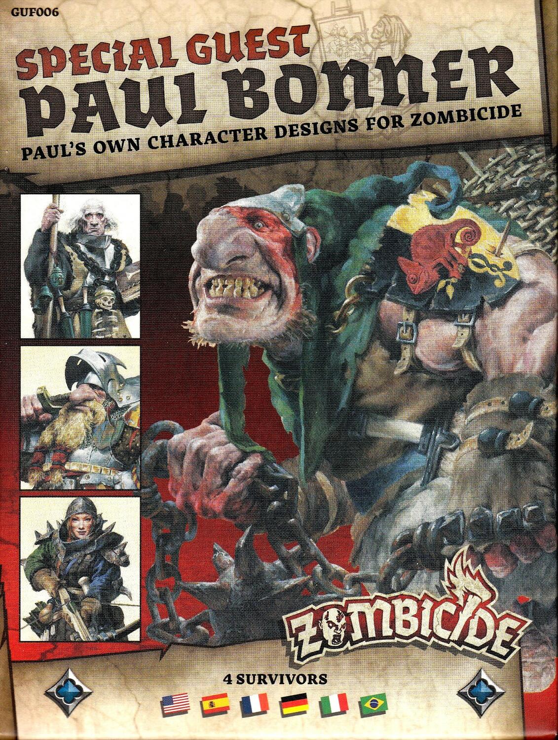 Zombicide: Black Plague - Special Guest - Paul Bonner Cover