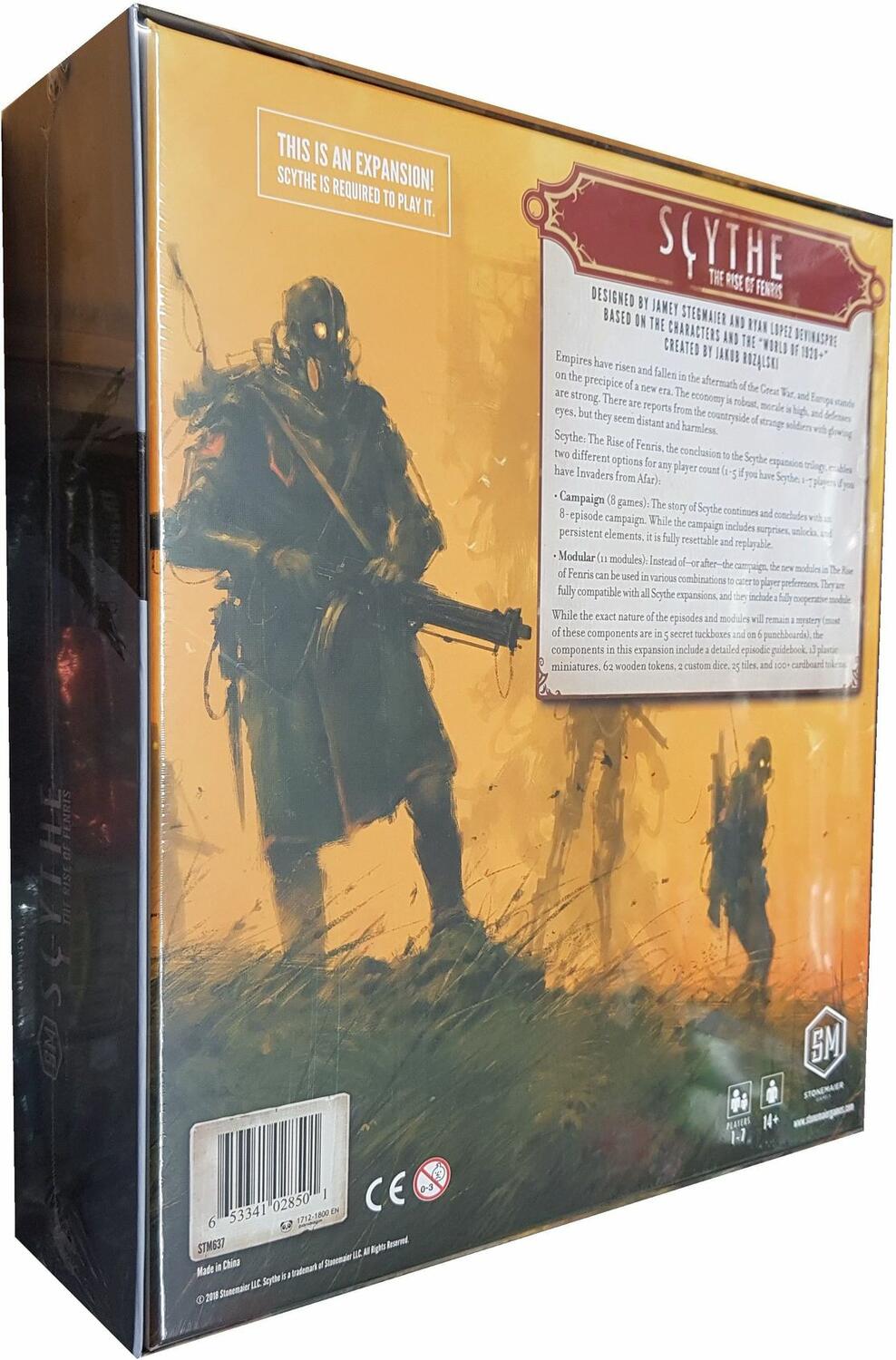 Scythe: The Rise of Fenris Back 3d