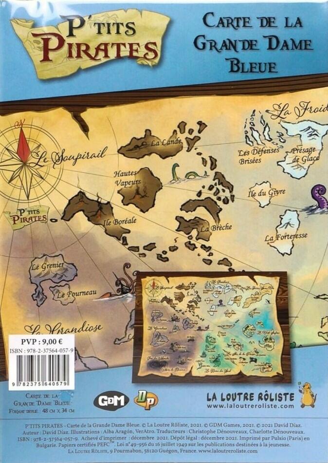 P'tits Pirates: Carte de la Grande Dame Bleue Cover
