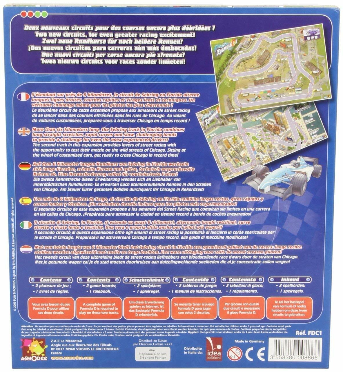 Formula D: Circuits 1 - Sebring & Chicago Back