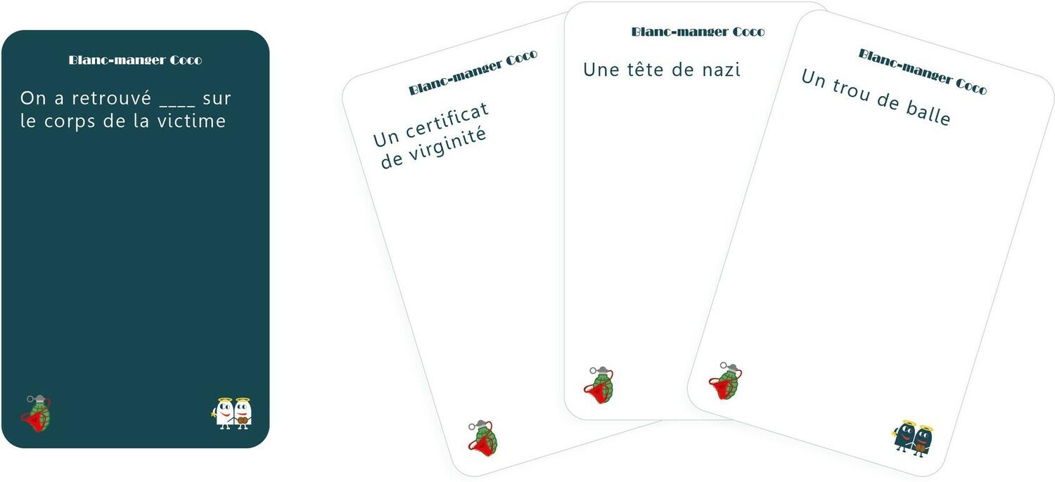 Blanc Manger Coco: Au Fond du Trou Cartes