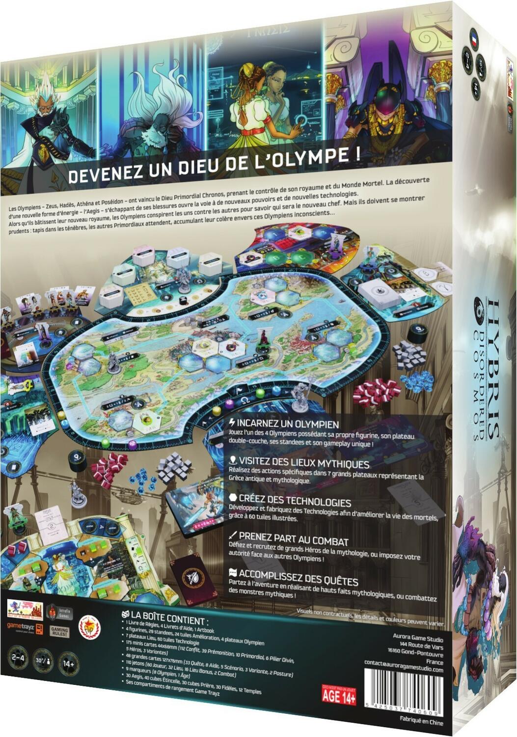 Hybris: Disordered Cosmos Back 3d