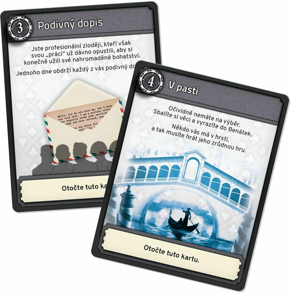 Deckscape: Braquage à Venise Cartes