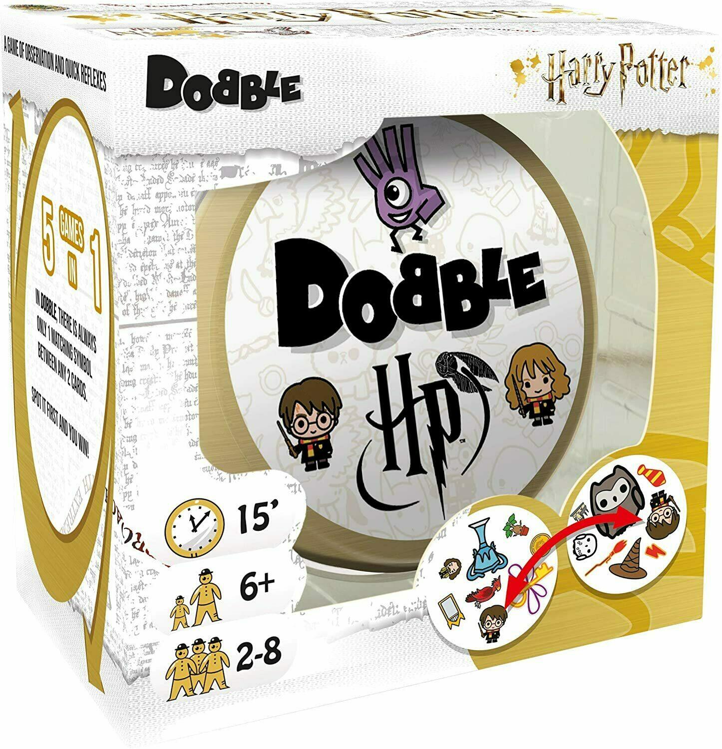 Dobble: Harry Potter English Cover 3d