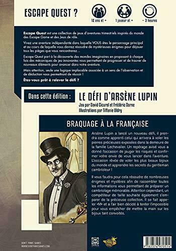 Escape Quest: Le Défi d'Arsène Lupin Back