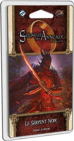 Le Seigneur des Anneaux: Le Jeu de Cartes - Le Serpent Noir Cover 3d