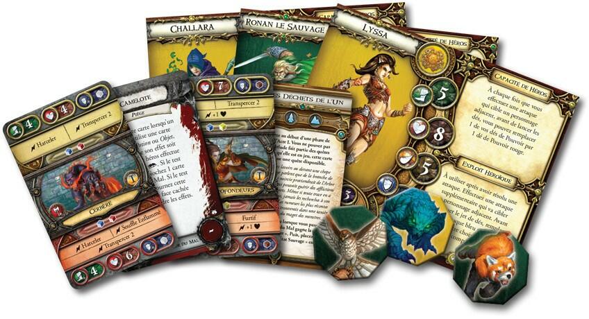 Descent: Voyages Dans les Ténèbres (Seconde Édition) - À l’État Sauvage Cartes