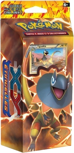 Pokémon XY: Etincelles - Iguolta Cover Transparent