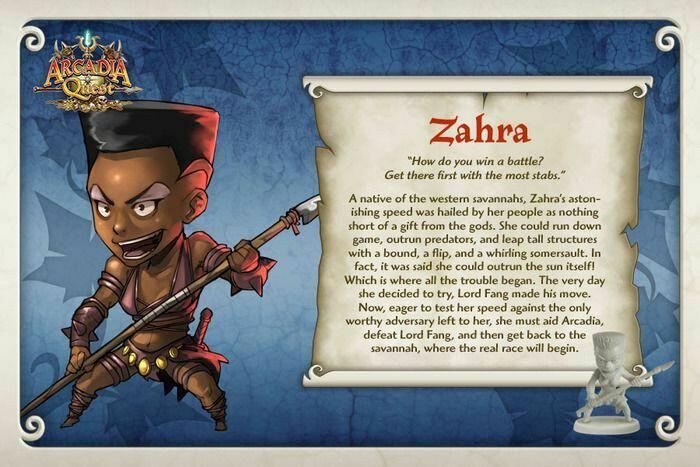 Arcadia Quest: Zahra Fiche