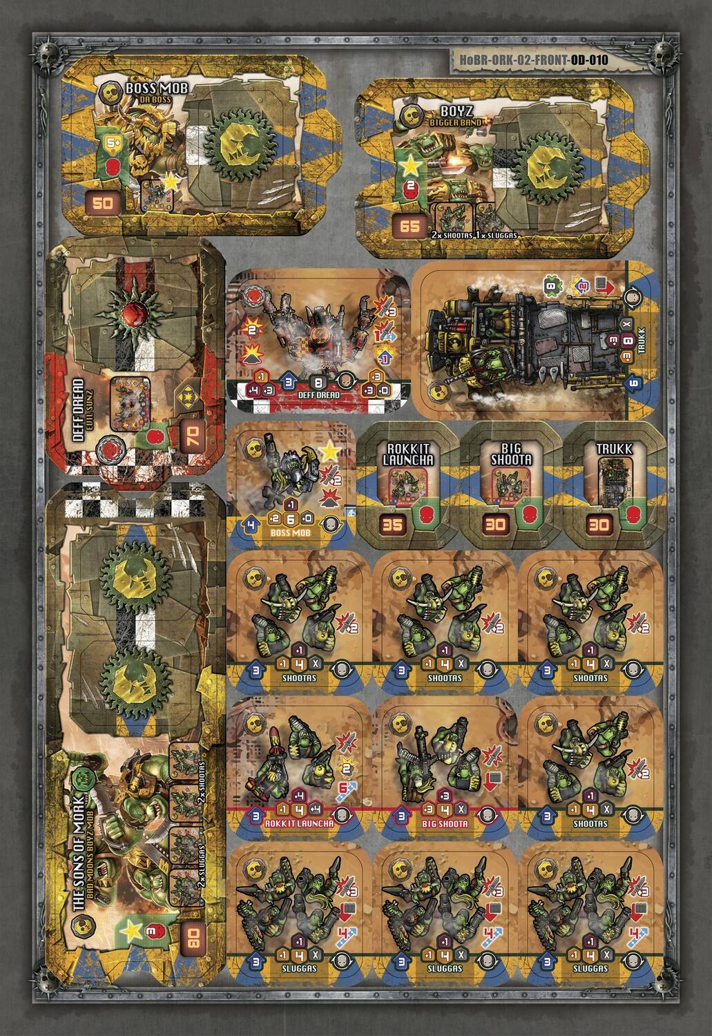 Warhammer 40,000: Heroes of Black Reach - Vanguard Squad & Freebooterz Tuiles