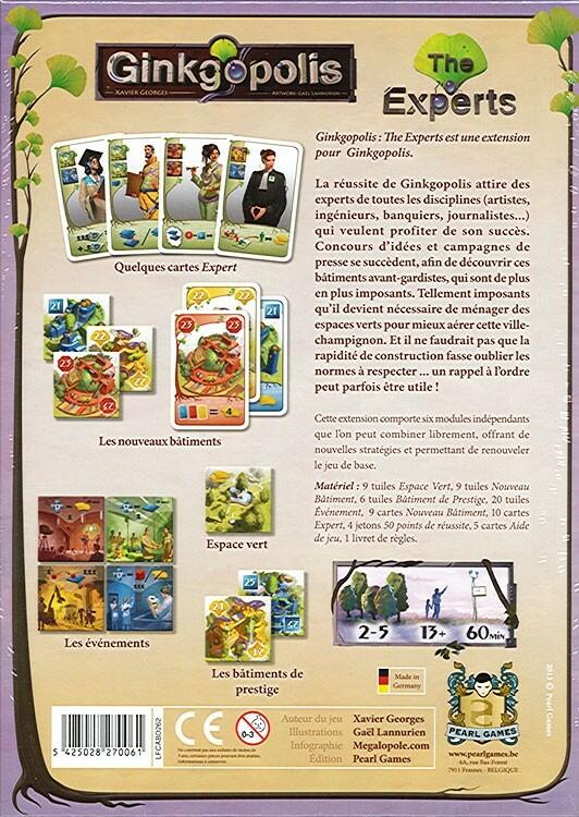 Ginkgopolis: The Experts Back