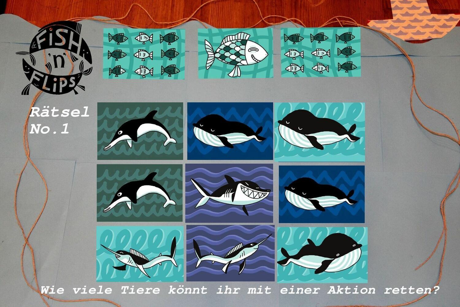 Fish 'n' Flips Cartes