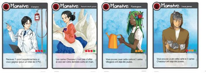 Mon Voisin le Monstre Cartes