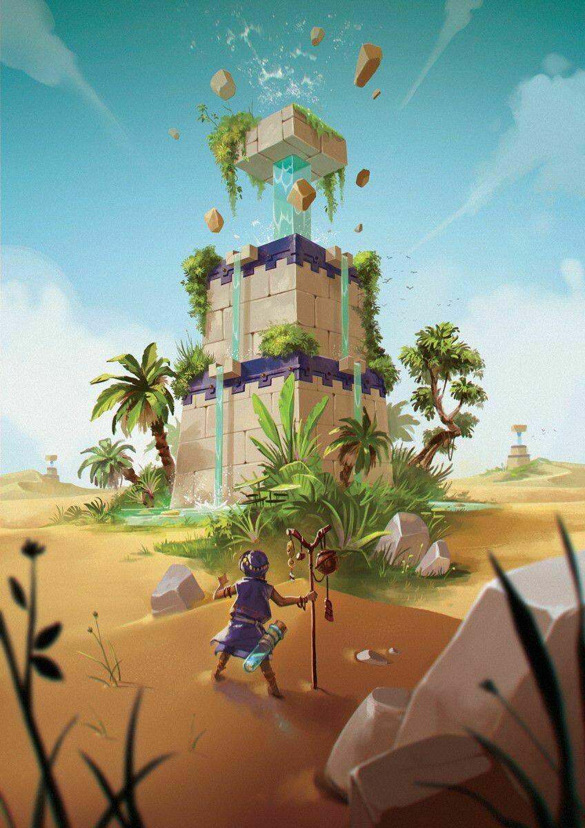 Ishtar: Les Jardins de Babylone Artwork