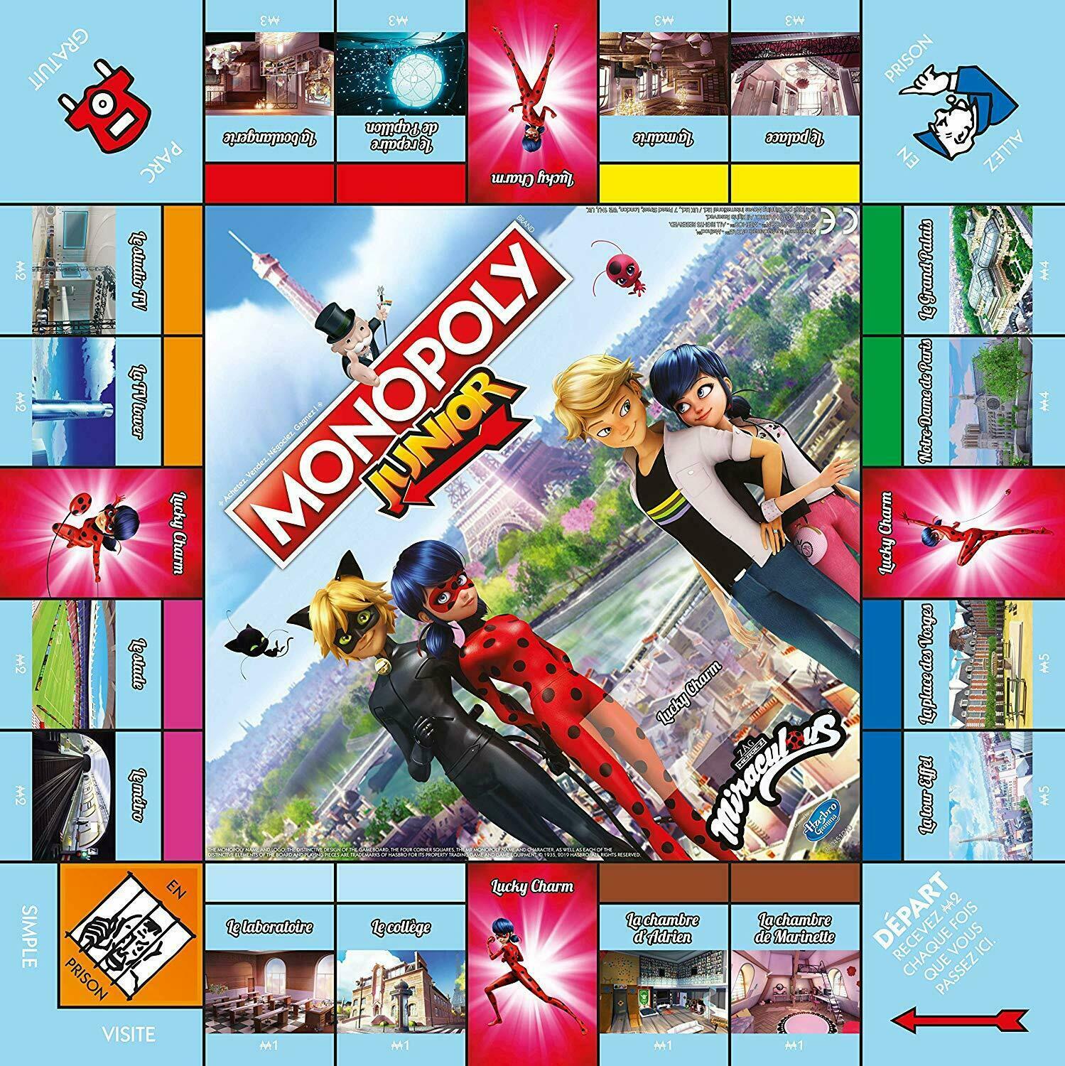 Monopoly: Junior - Miraculous Plteau