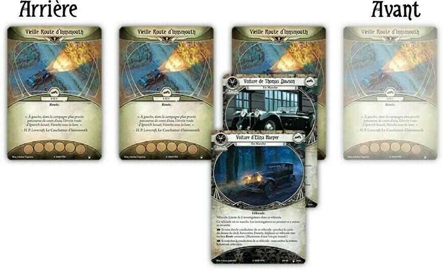 Horreur à Arkham: Le Jeu de Cartes - Horreur à Toute Vitesse Cartes