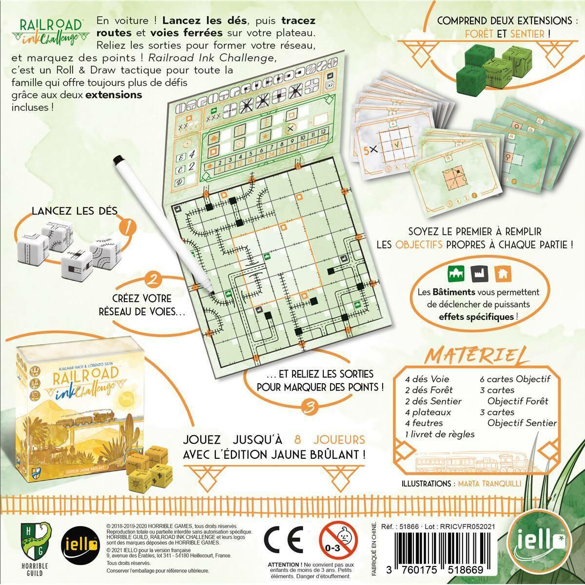 Railroad Ink: Challenge - Vert Luxuriant Back