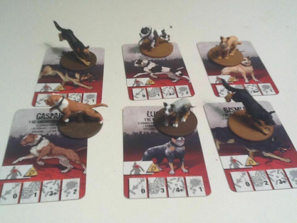 Zombicide: Box of Dogs Set #6 - Dog Companions Eclate