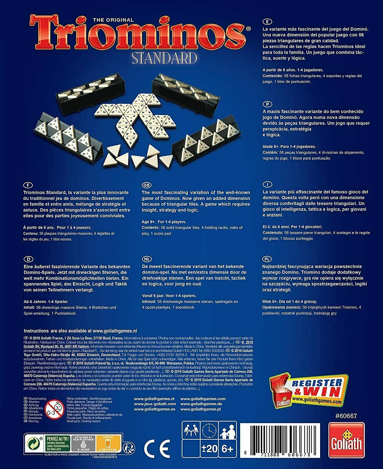 Triominos: Standard Back