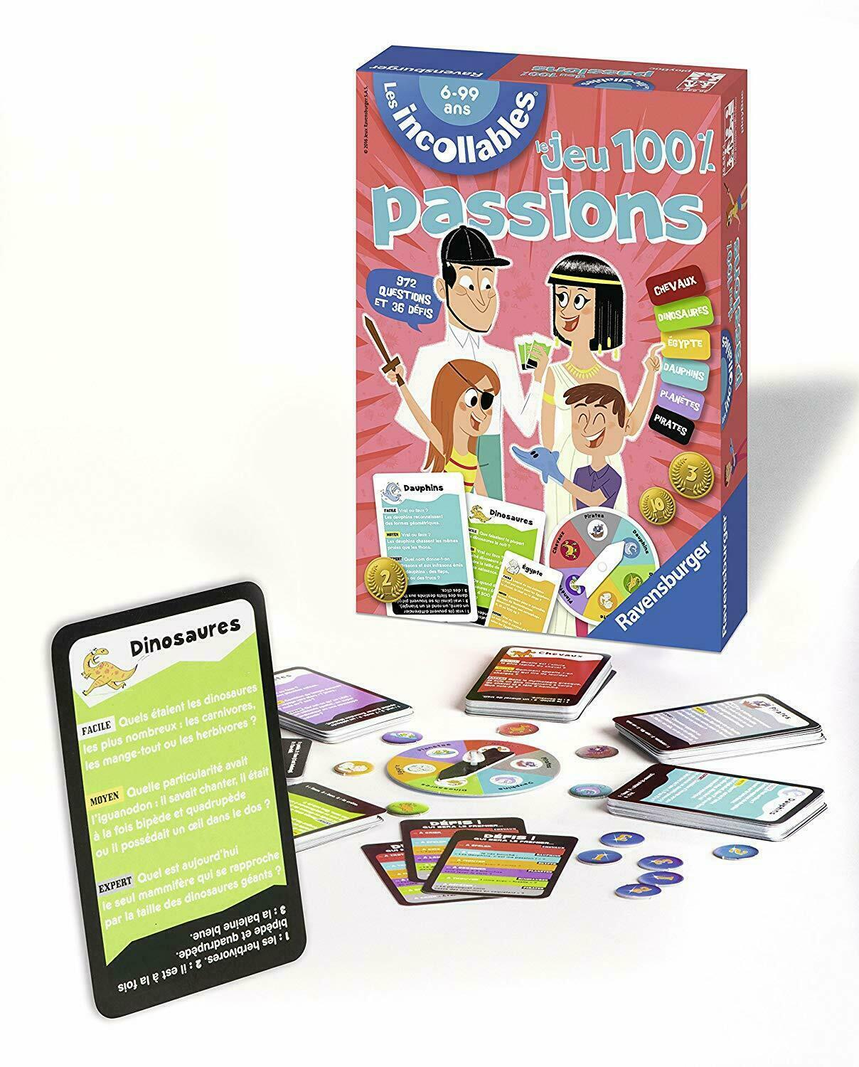 Les Incollables: Le Jeu 100% Passions Eclate